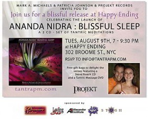 Ananda e card 300x240 Ananda Nidra: Blissful Sleep Launch Party